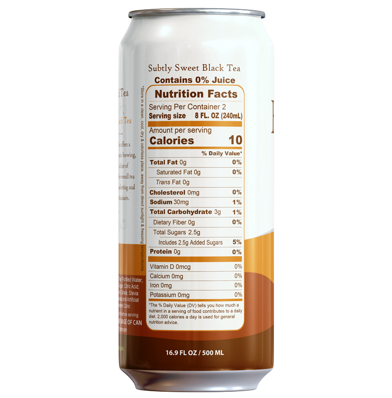Tara Real Brew Black Tea 16.9 Fl.oz (12pk)