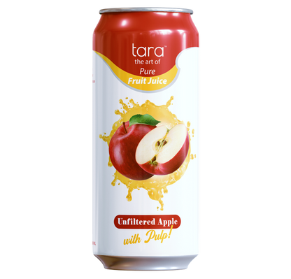 Tara Pure Unfiltered Apple Juice, With Pulp, 16.9 fl.oz (12pk)