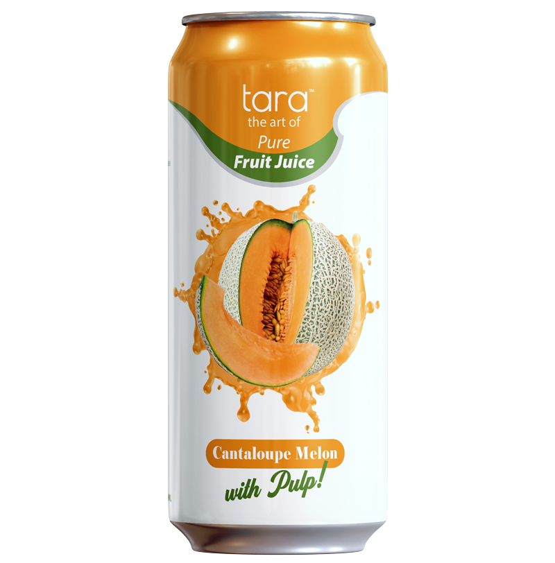 Tara Pure Cantaloupe Melon Juice, With Pulp, No Added Sugar, 16.9 fl.oz (12pk)