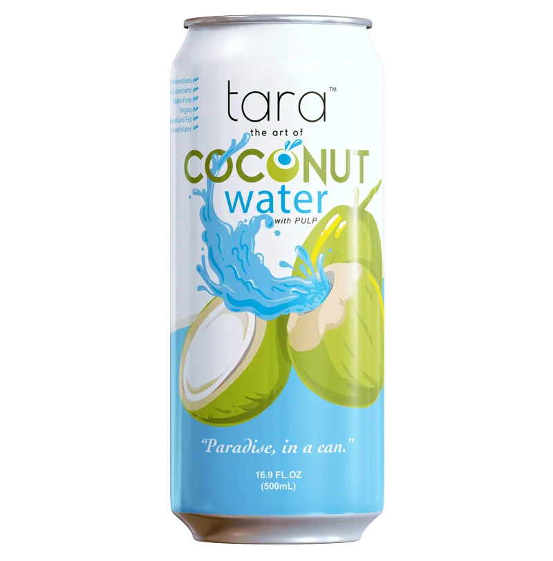 Tara Pure Coconut Water, With Pulp, 16.9 fl.oz (12pk)