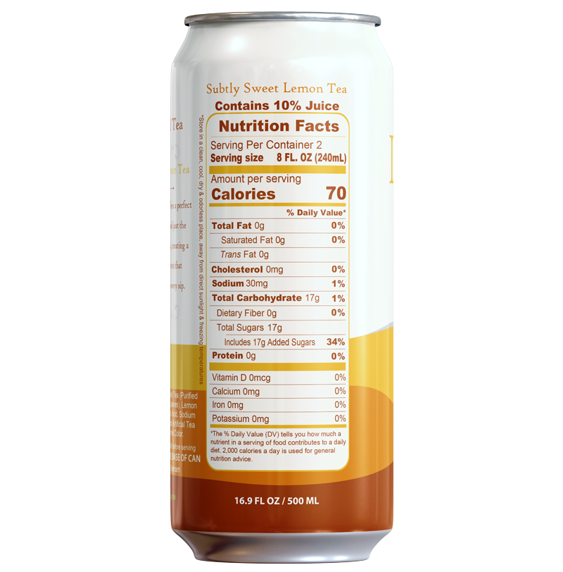 Tara Real Brew Lemon Tea 16.9 Fl.oz (24pk)