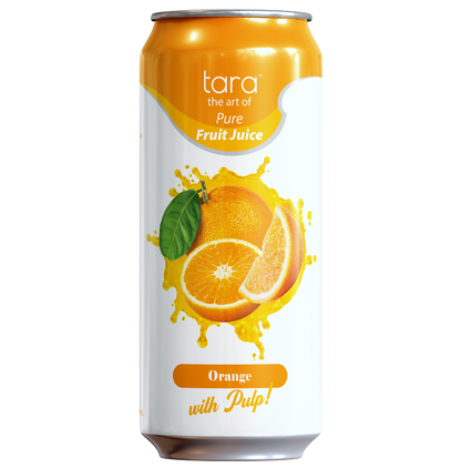 Tara Pure Orange Juice With Pulp, No Added Sugar, 16.9 fl.oz (12pk)