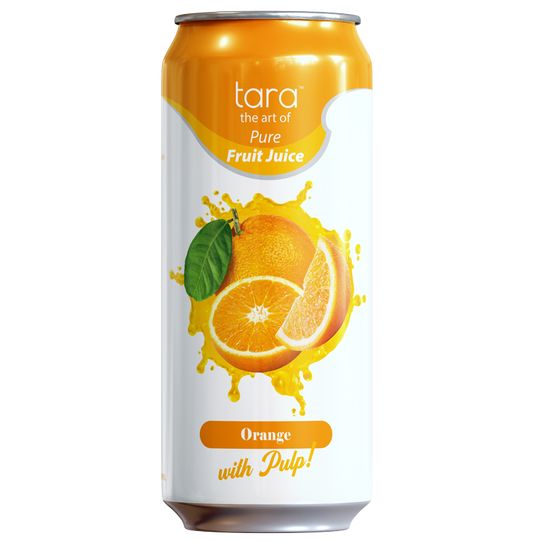 Tara Pure Orange Juice With Pulp, No Added Sugar, 16.9 fl.oz (12pk)