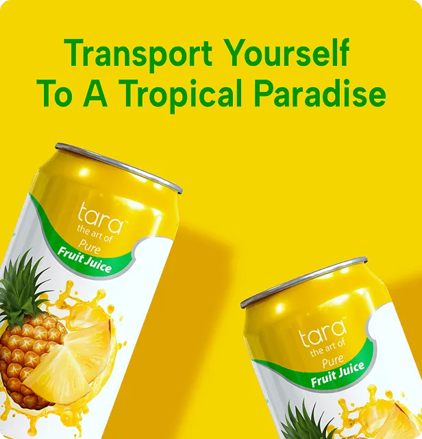 Tara Pure Pineapple Juice With Pulp, No Added Sugar, 16.9 fl.oz (12k) – detail 4