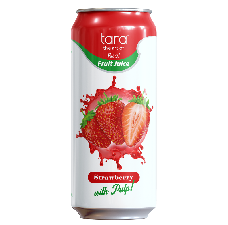Tara Real Strawberry Juice With Pulp, 16.9 fl.oz (12pk)