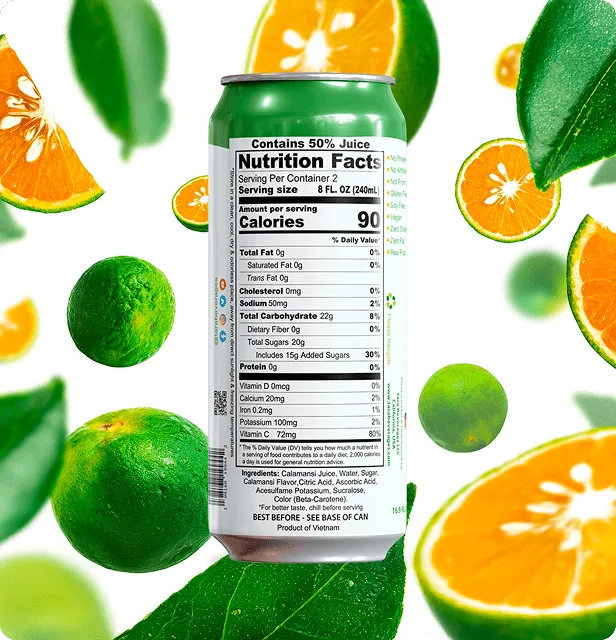Tara Real Calamansi Juice No Pulp, 16.9 fl.oz (12pk) – detail 3
