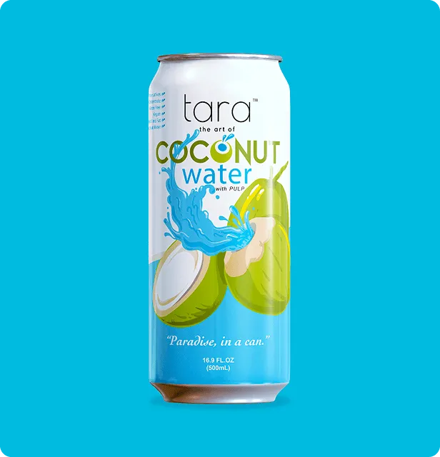 Tara Pure Coconut Water, With Pulp, 16.9 fl.oz (12pk) – detail 1
