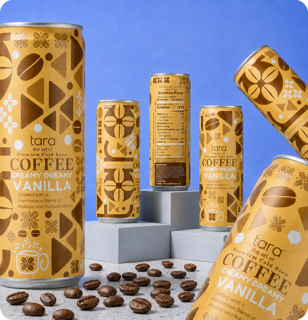 Tara Creamy Dreamy Vanilla Coffee 12.0 Fl.oz (24pk) – detail 2