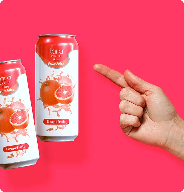 Tara Pure Grapefruit Juice With Pulp, No Sugar Added, 16.9 fl.oz (12pk) – detail 2