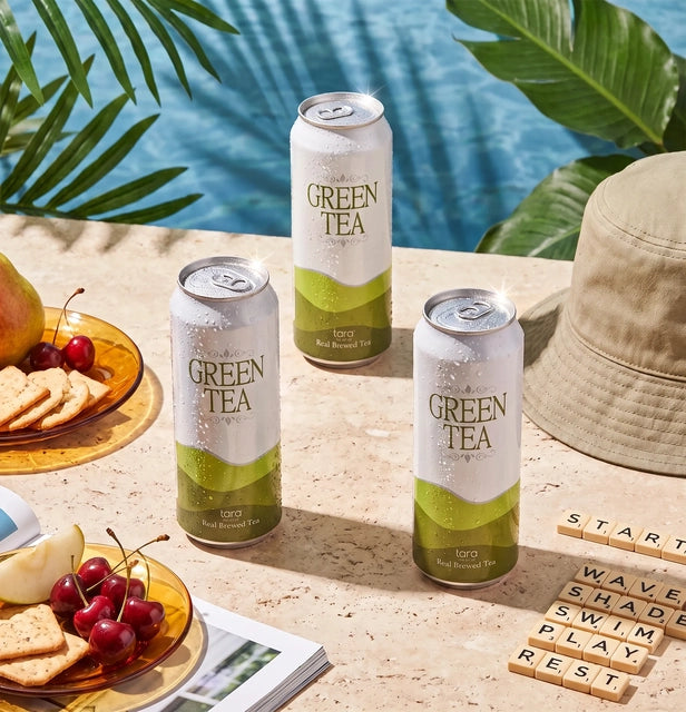 Tara Real Brew Green Tea 16.9 Fl.oz (12pk) – detail 4