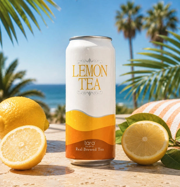 Tara Real Brew Lemon Tea 16.9 Fl.oz (12pk) – detail 1