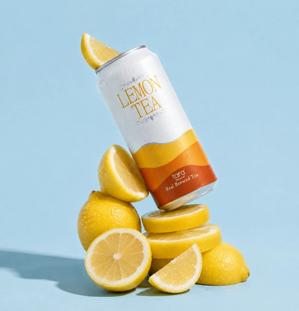 Tara Real Brew Lemon Tea 16.9 Fl.oz (12pk) – detail 4