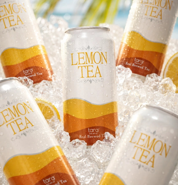 Tara Real Brew Lemon Tea 16.9 Fl.oz (12pk) – detail 2