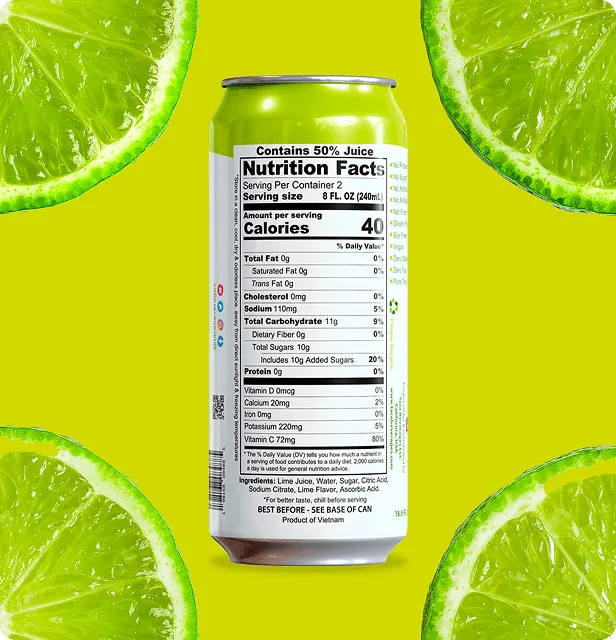 Tara Real Lime Juice No Pulp, 16.9 fl.oz (12pk) – detail 3