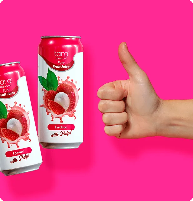 Tara Pure Lychee Juice With Pulp, 16.9 fl.oz (No Added Sugar) – detail 2