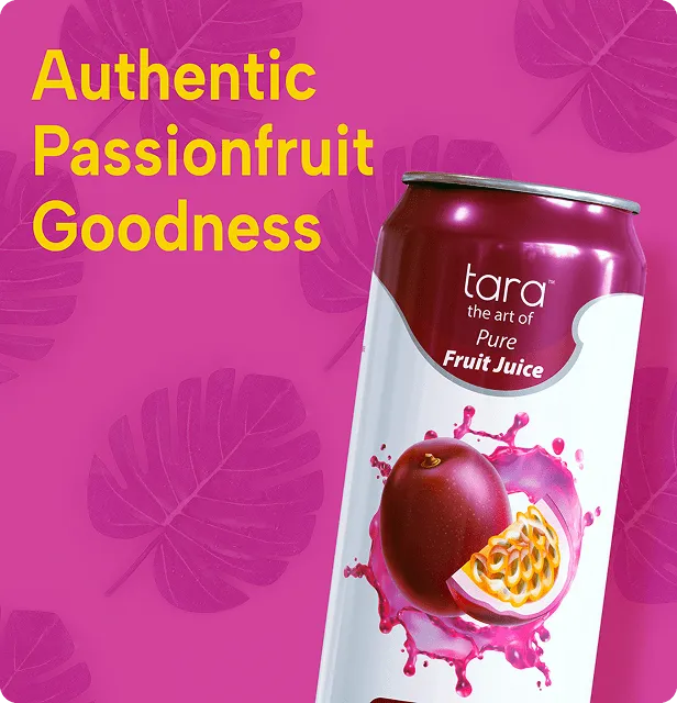 Tara Pure Passionfruit Juice With Pulp, No Added Sugar, 16.9 fl.oz (12pk) – detail 4