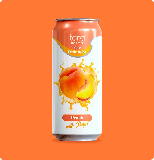 Tara Pure Peach Juice With Pulp, No Added Sugar, 16.9 fl.oz (12pk) – detail 1