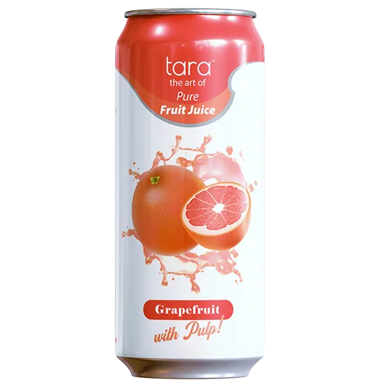 Tara Pure Grapefruit Juice With Pulp, No Sugar Added, 16.9 fl.oz (12pk)