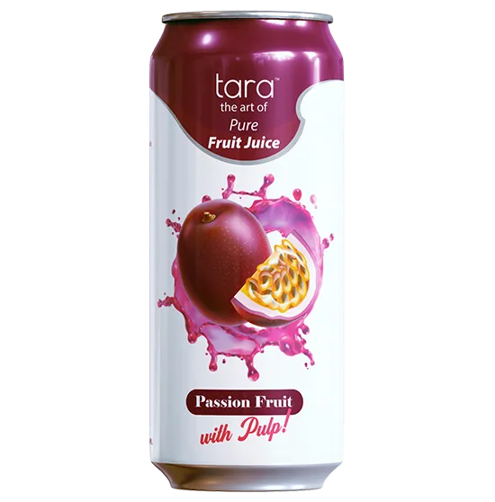 Tara Pure Passionfruit Juice With Pulp, No Added Sugar, 16.9 fl.oz (12pk)