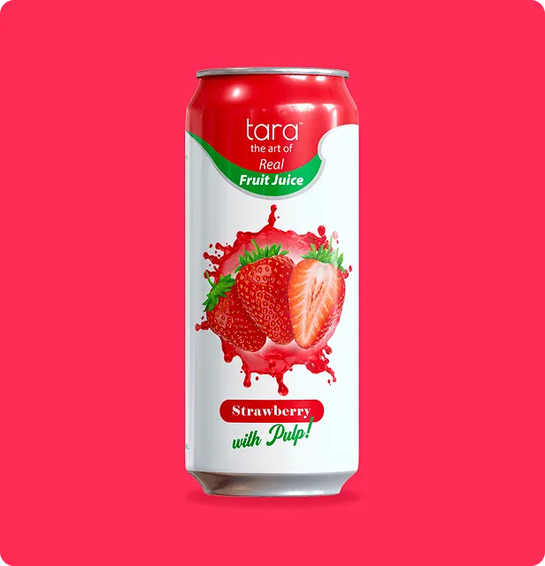 Tara Real Strawberry Juice With Pulp, 16.9 fl.oz (12pk) – detail 3