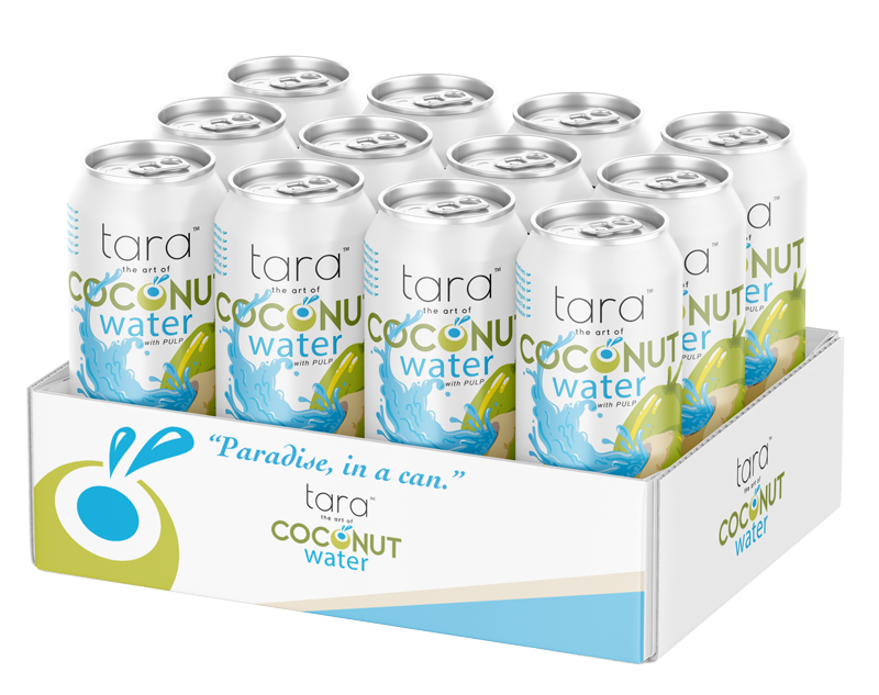 Tara Pure Coconut Water, With Pulp, 16.9 fl.oz (12pk)