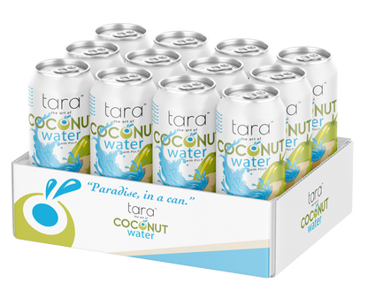 Tara Pure Coconut Water, With Pulp, 16.9 fl.oz (12pk)