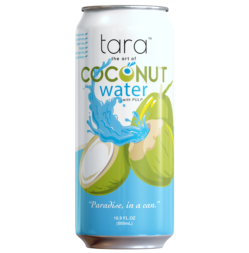 Tara Pure Coconut Water, With Pulp, 16.9 fl.oz (12pk)