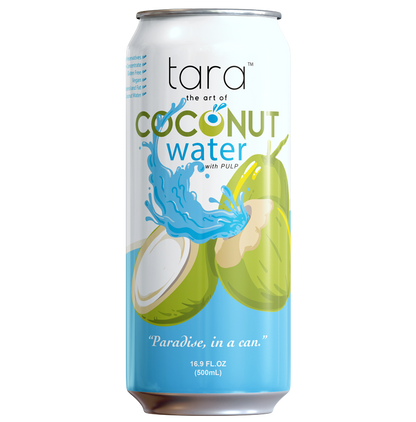 Tara Pure Coconut Water, With Pulp, 16.9 fl.oz (12pk)