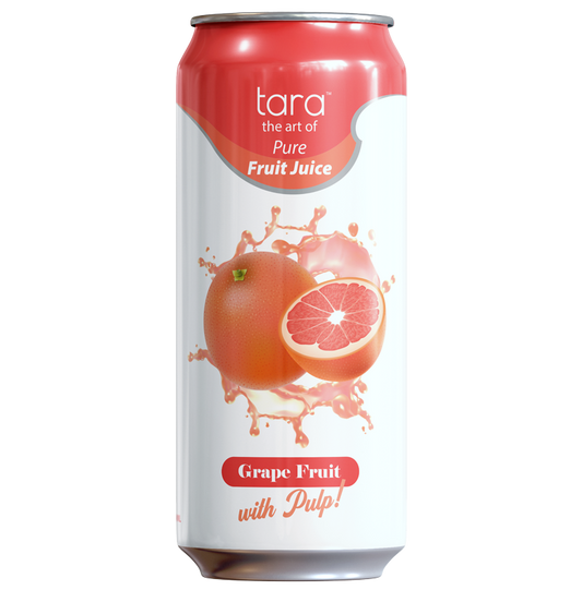 Tara Pure Grapefruit Juice With Pulp, No Sugar Added, 16.9 fl.oz (12pk)