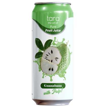 Tara Pure Guanabana Juice With Pulp, No Added Sugar, 16.9 fl.oz (12pk)