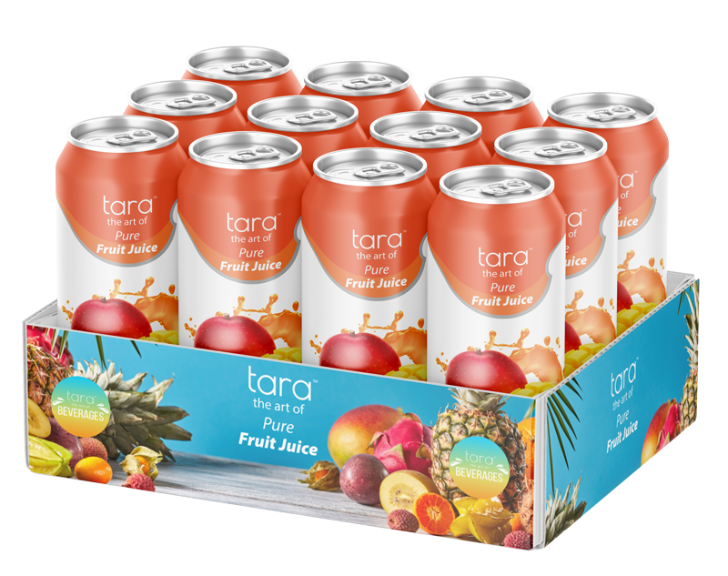 Tara Pure Mango Juice With Pulp, No Added Sugar, 16.9 fl.oz (12pk)