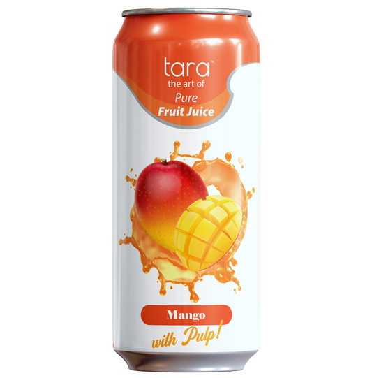 Tara Pure Mango Juice With Pulp, No Added Sugar, 16.9 fl.oz (12pk)