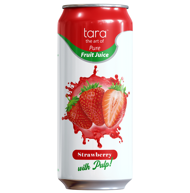 Tara Real Strawberry Juice With Pulp, 16.9 fl.oz (12pk)