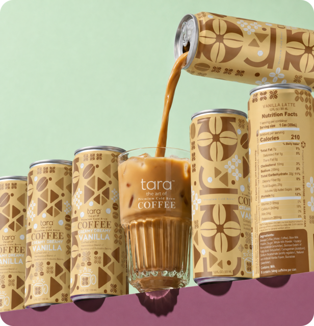 Tara Creamy Dreamy Vanilla Coffee 12.0 Fl.oz (24pk) – detail 3