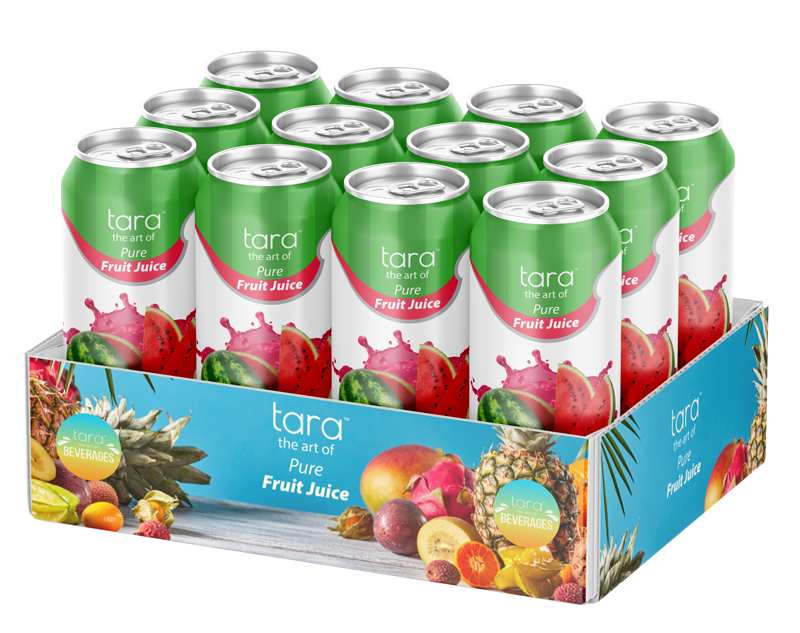 Tara Pure Watermelon Juice With Pulp, No Added Sugar, 16.9 fl.oz (12pk)