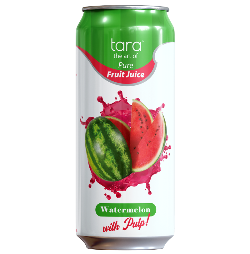 Tara Pure Watermelon Juice With Pulp, No Added Sugar, 16.9 fl.oz (12pk)