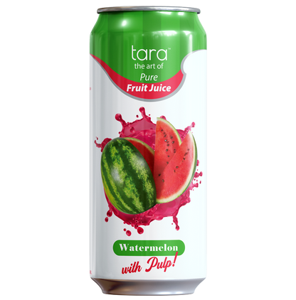 Tara Pure Watermelon Juice With Pulp, No Added Sugar, 16.9 fl.oz (12pk)